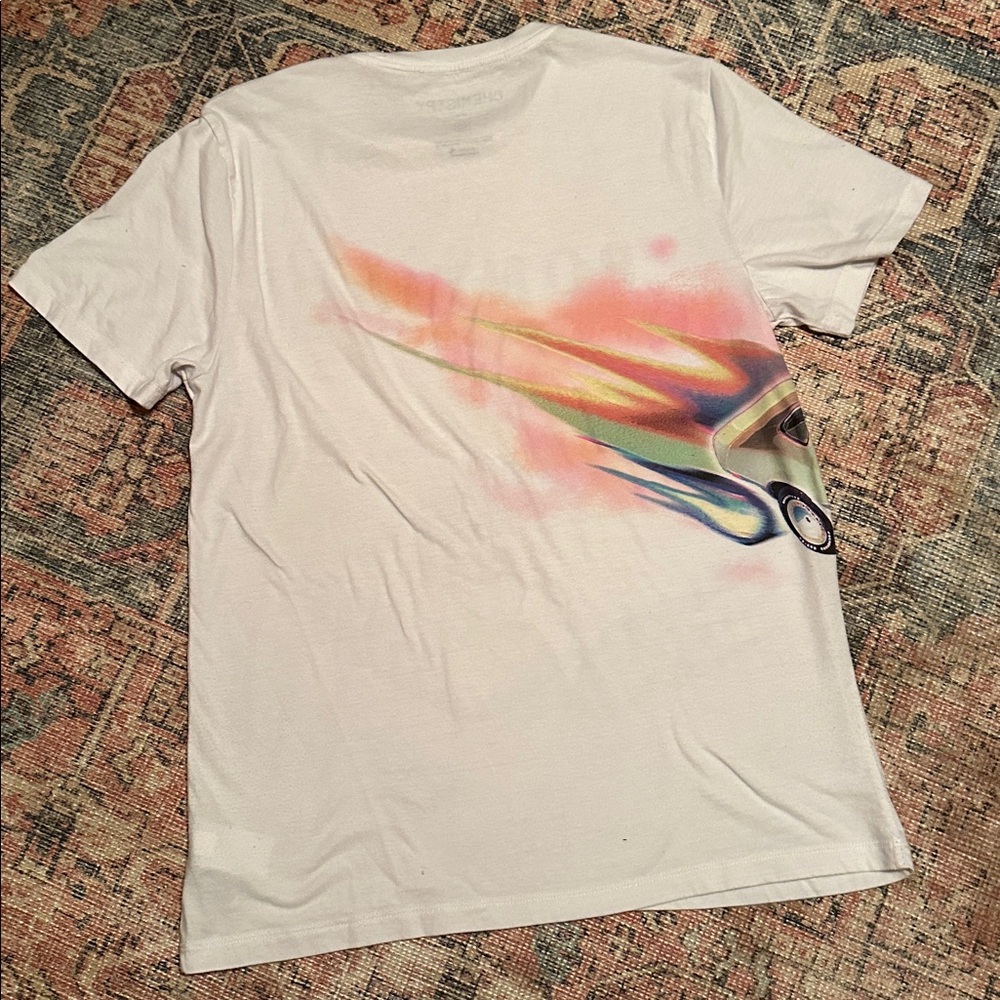 🚨SALE Chemistry White Graphic Tee 1977 Firebird medium - Picture 3 of 3